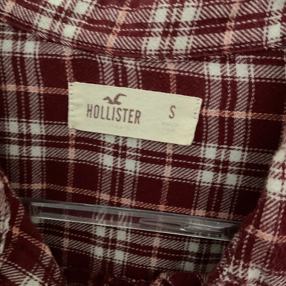 Hollister Plaid Shirt and Aerie sweatshirt with lace inserts - Picture 7 of 7
